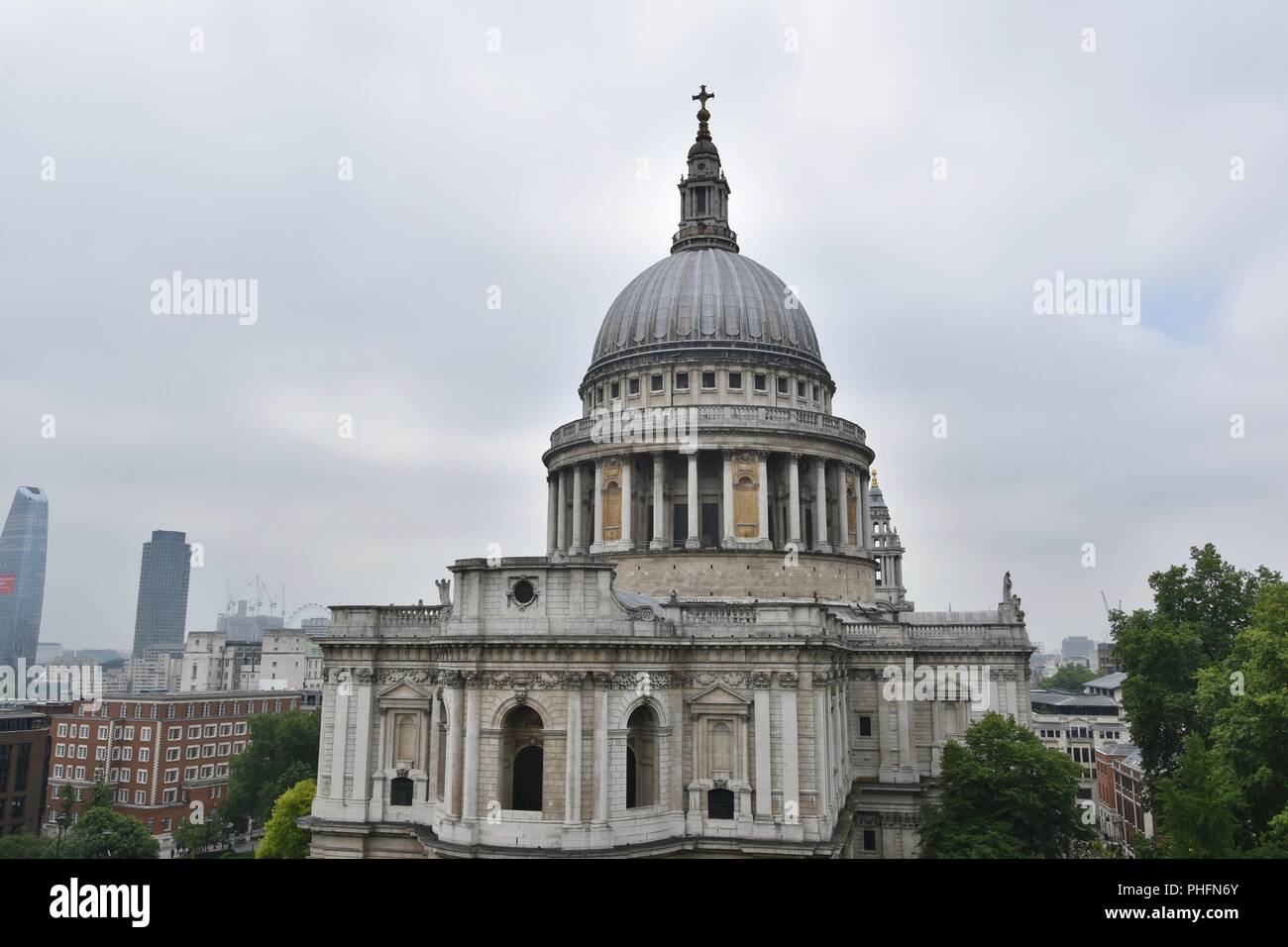 Saint Paul’s Cathedral seen from One New Change, City of London, England, United Kingdom Stock Photo