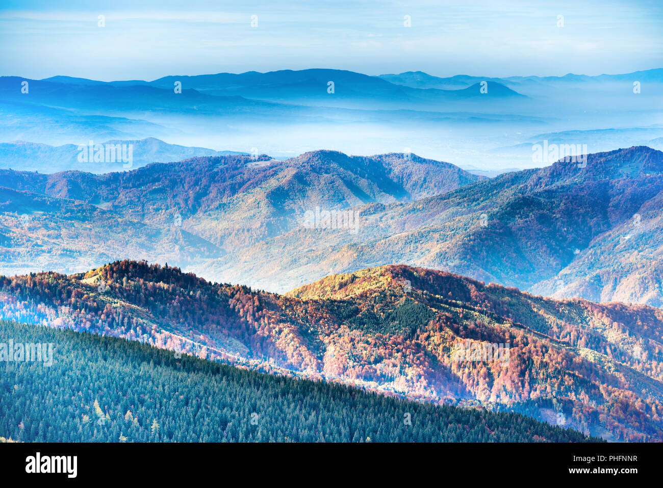 Small Hill Ranges Ranges of mountains and hills Stock Photo - Alamy