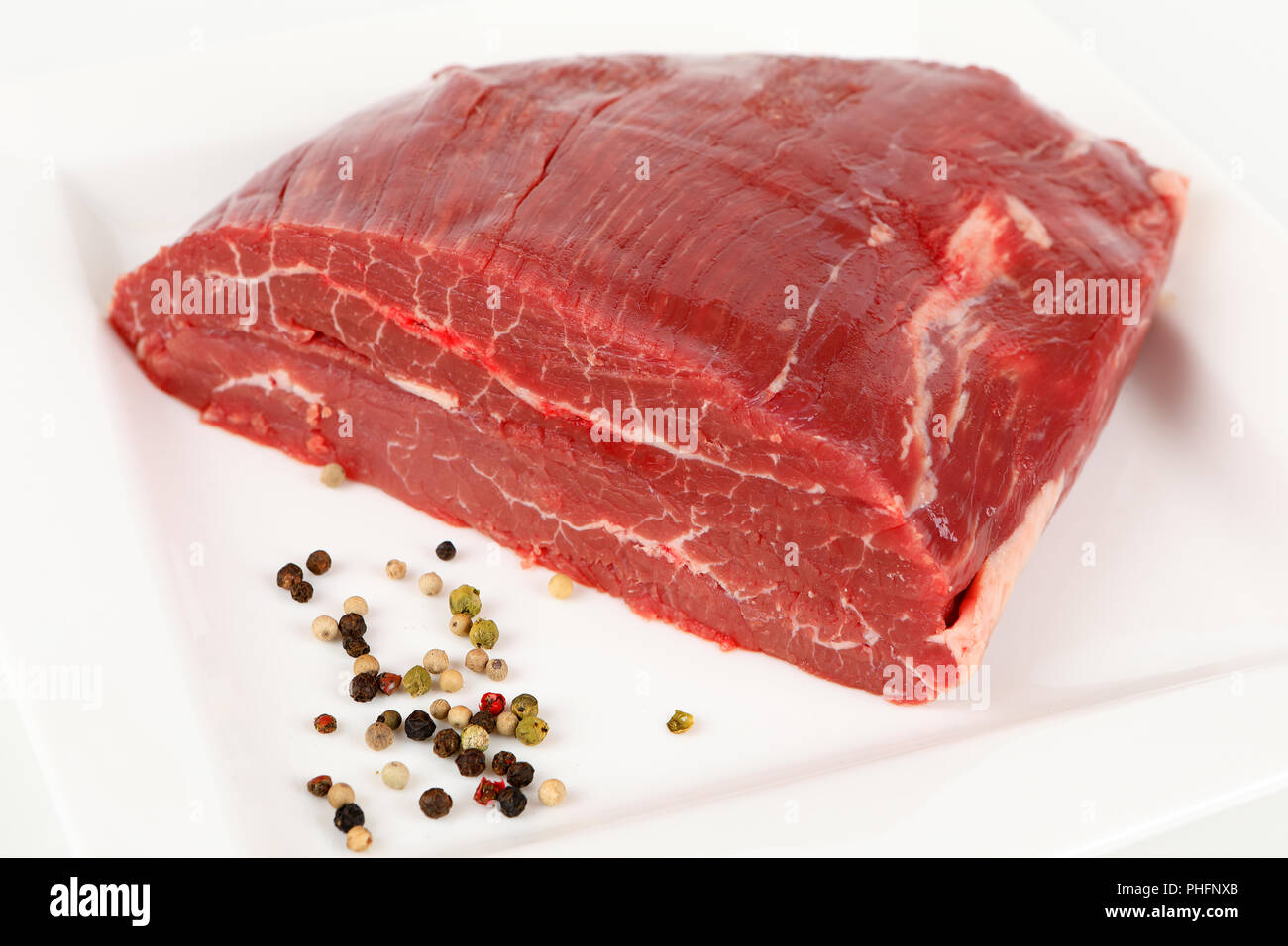 raw flank steak Stock Photo Alamy