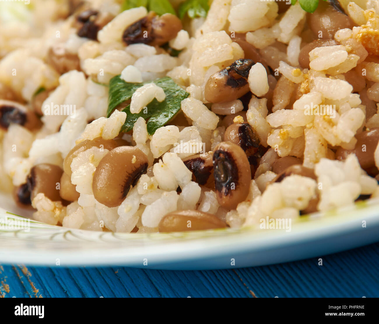 Black Eyed Peas and Rice Stock Photo Alamy