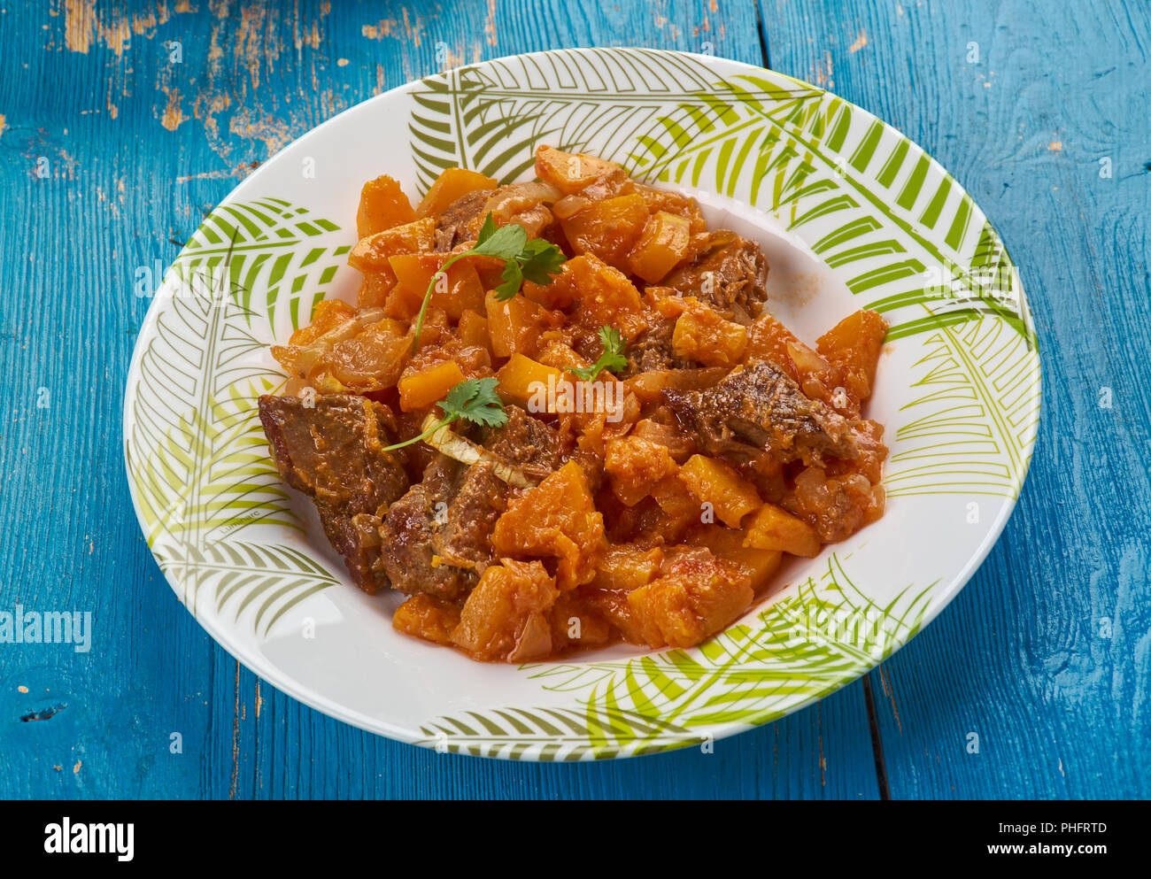 Lamb Stew with Squash Stock Photo Alamy