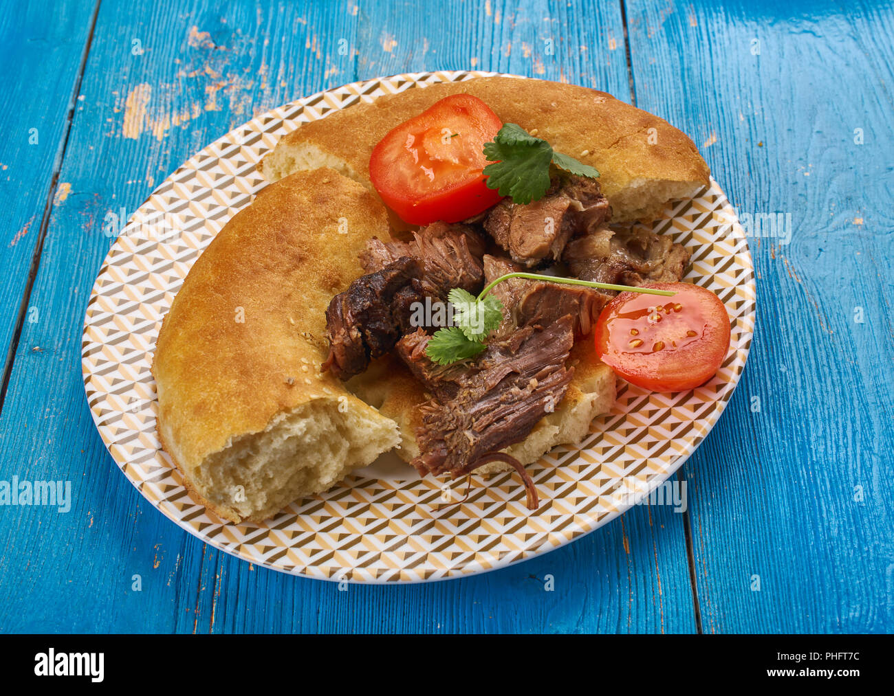 Greek roast lamb Stock Photo - Alamy
