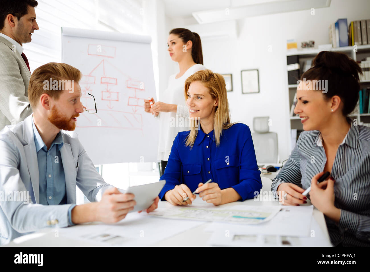 Business Meeting And Brainstorming Stock Photo Alamy business-meeting-and-brainstorming-stock-photo-alamy