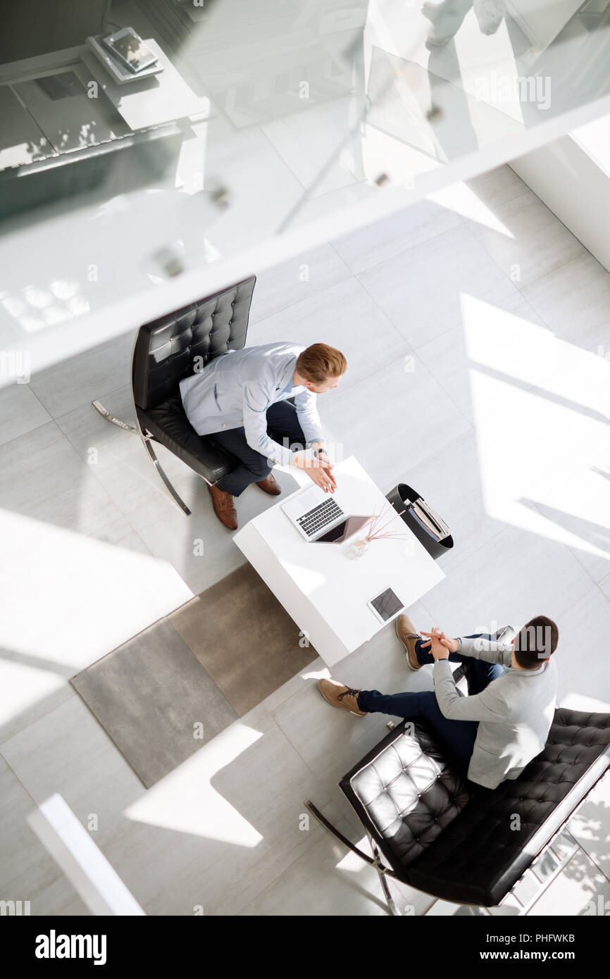 Business people discussing ideas Stock Photo