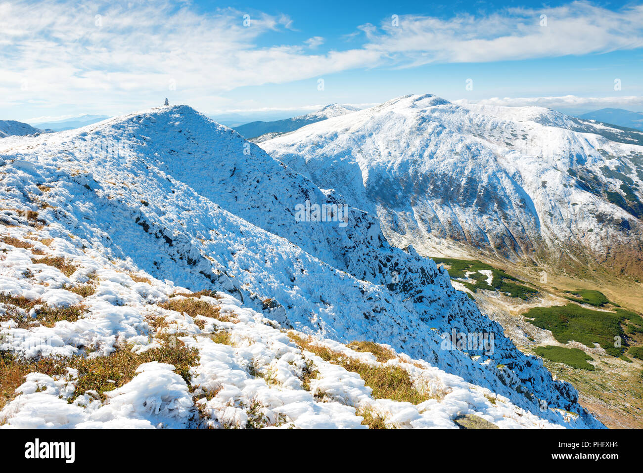 Peaks carpathian mountains high in hi-res stock photography and images ...