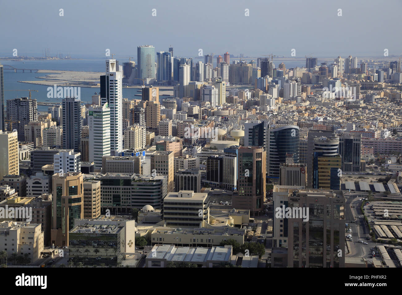 District Diplomatic Area in Mamama, capital of Bahrain Stock Photo