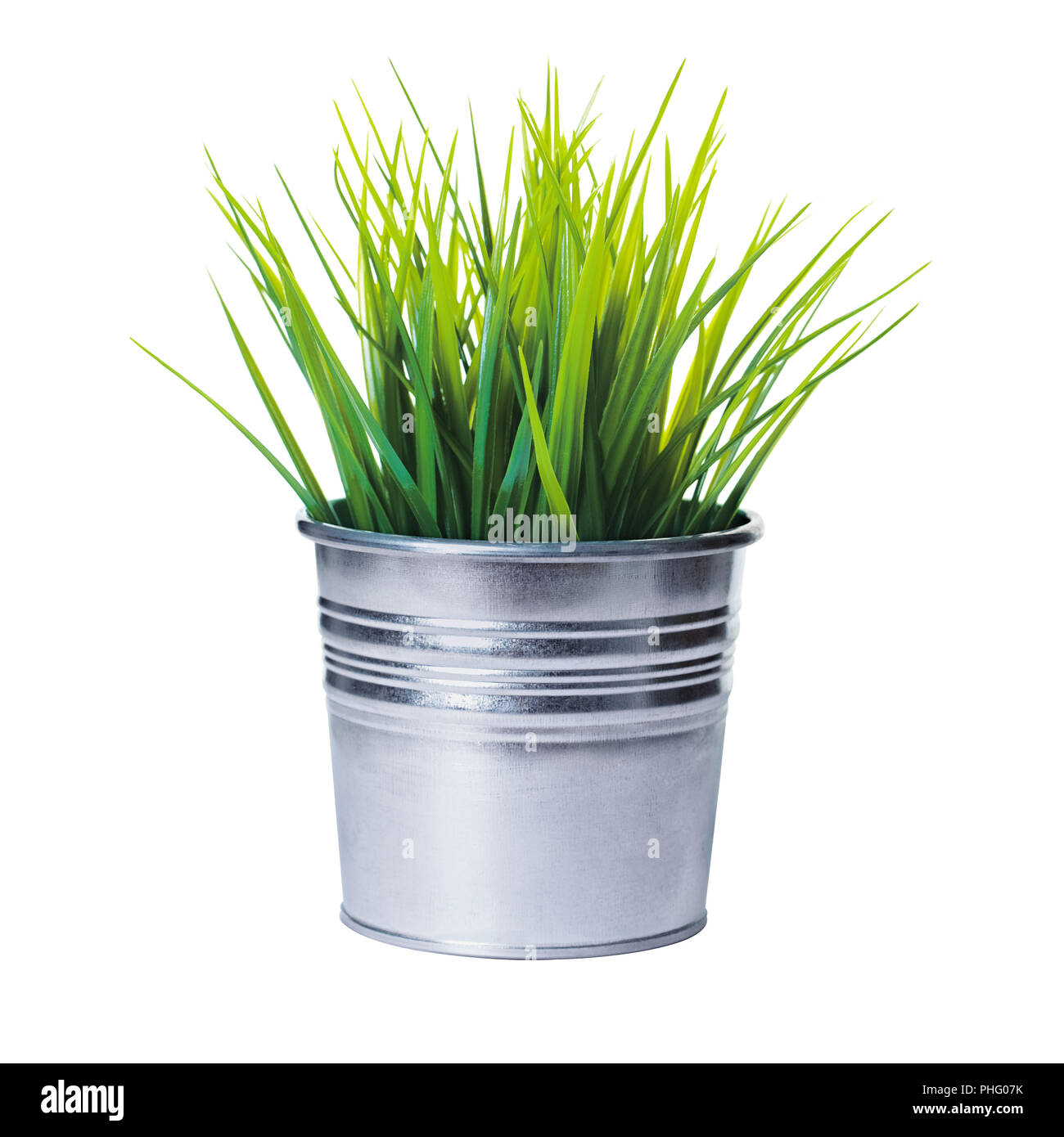 Scrub grass in a metal bucket Stock Photo Alamy