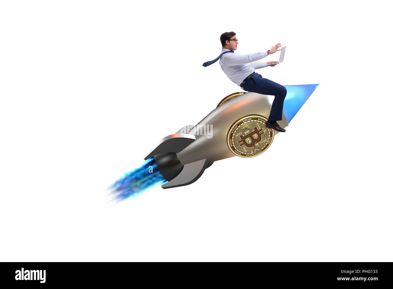 Rising cryptocurrency Cut Out Stock Images & Pictures - Alamy
