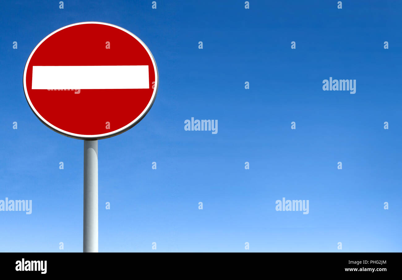 No vehicular traffic sign hi-res stock photography and images - Alamy
