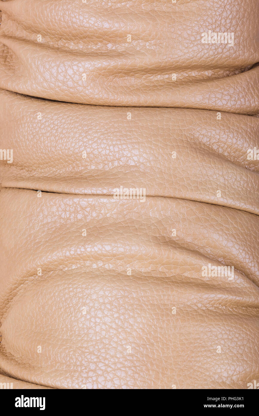 Brown leather texture Stock Photo
