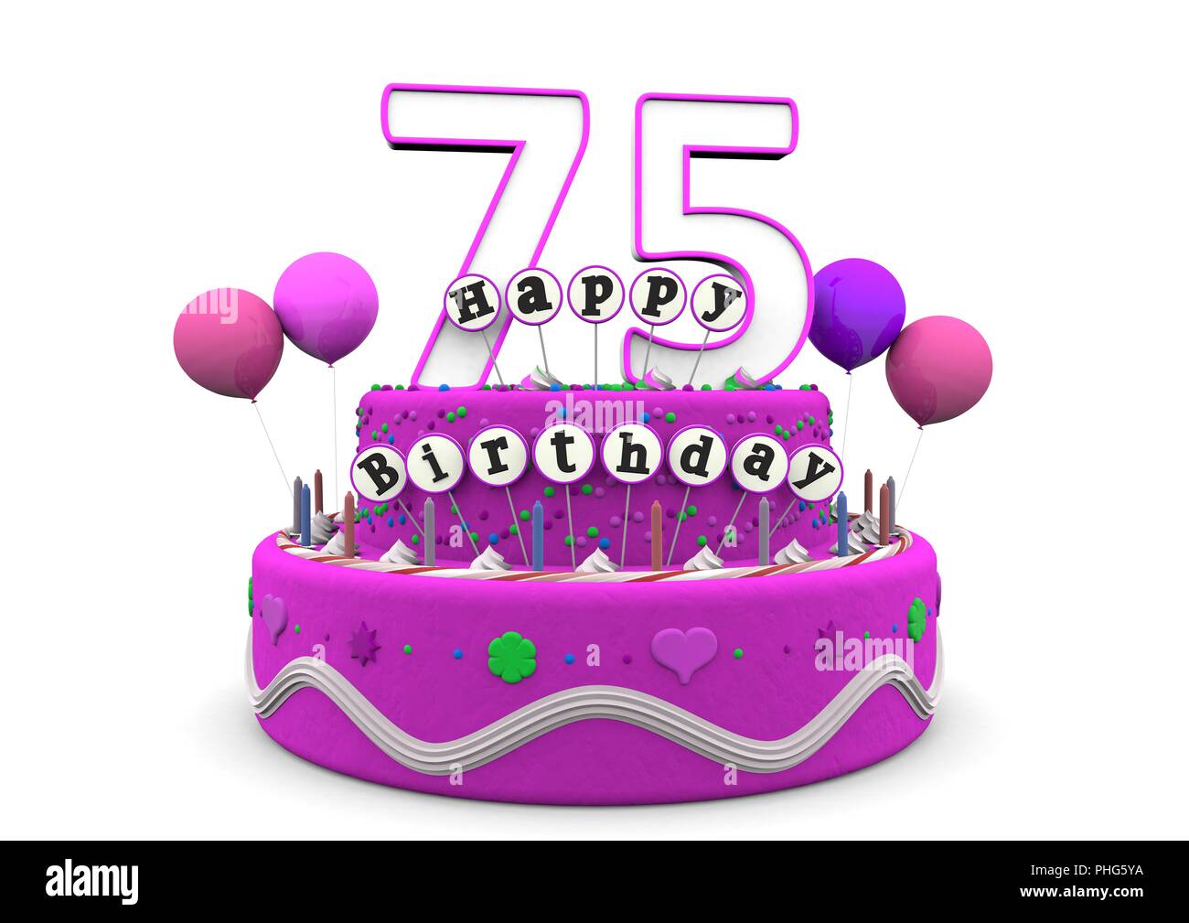 Birthday celebration five year old hi-res stock photography and