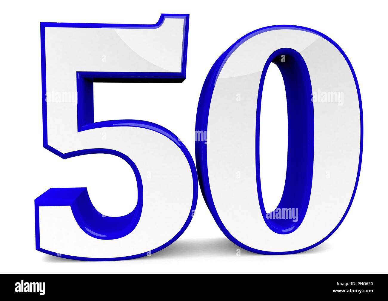big blue number Stock Photo - Alamy