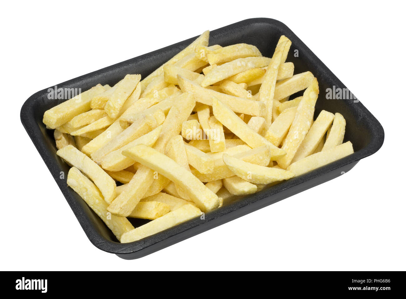 frozen French fries potato strips Stock Photo