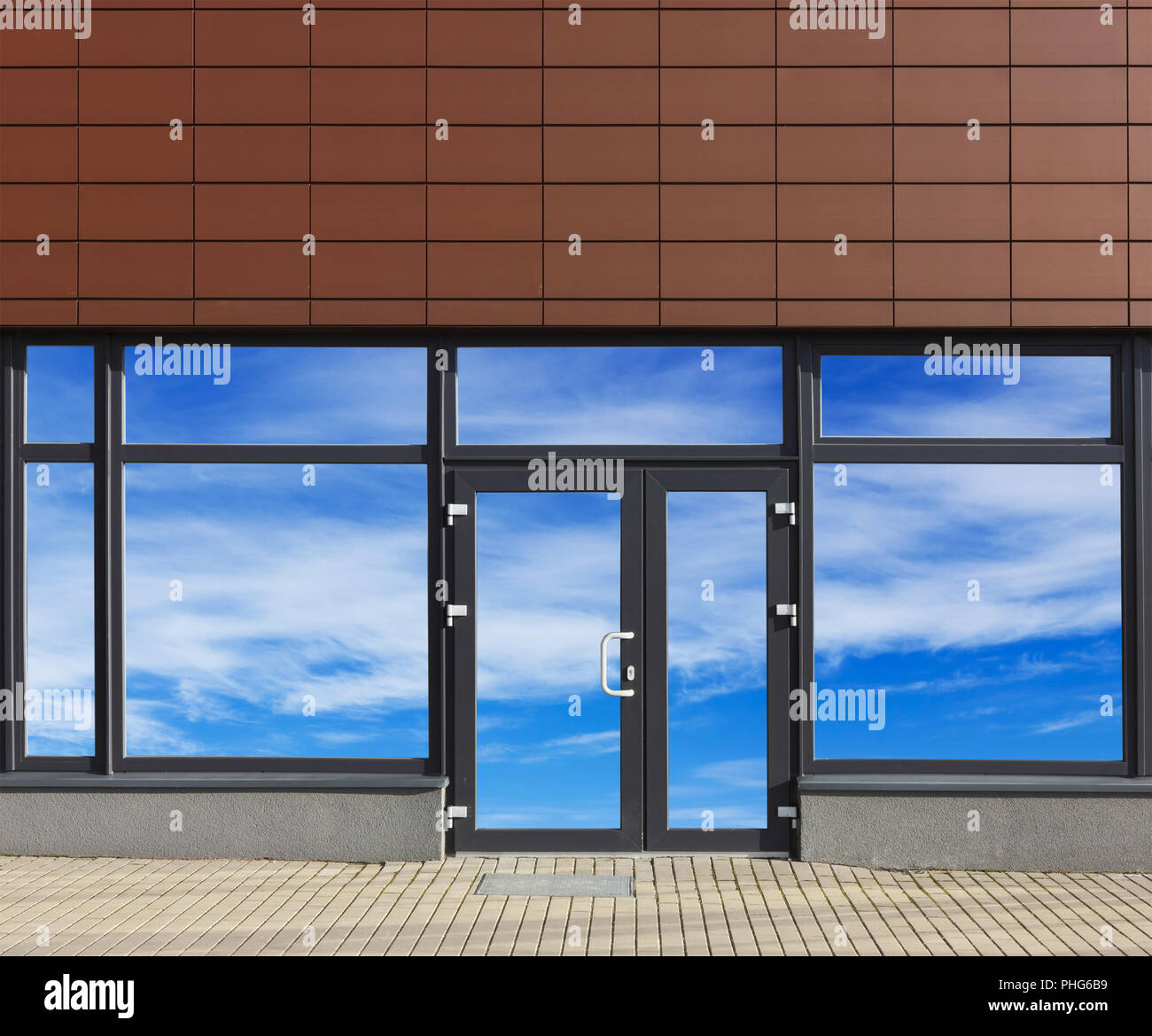 Sky windows office Stock Photo