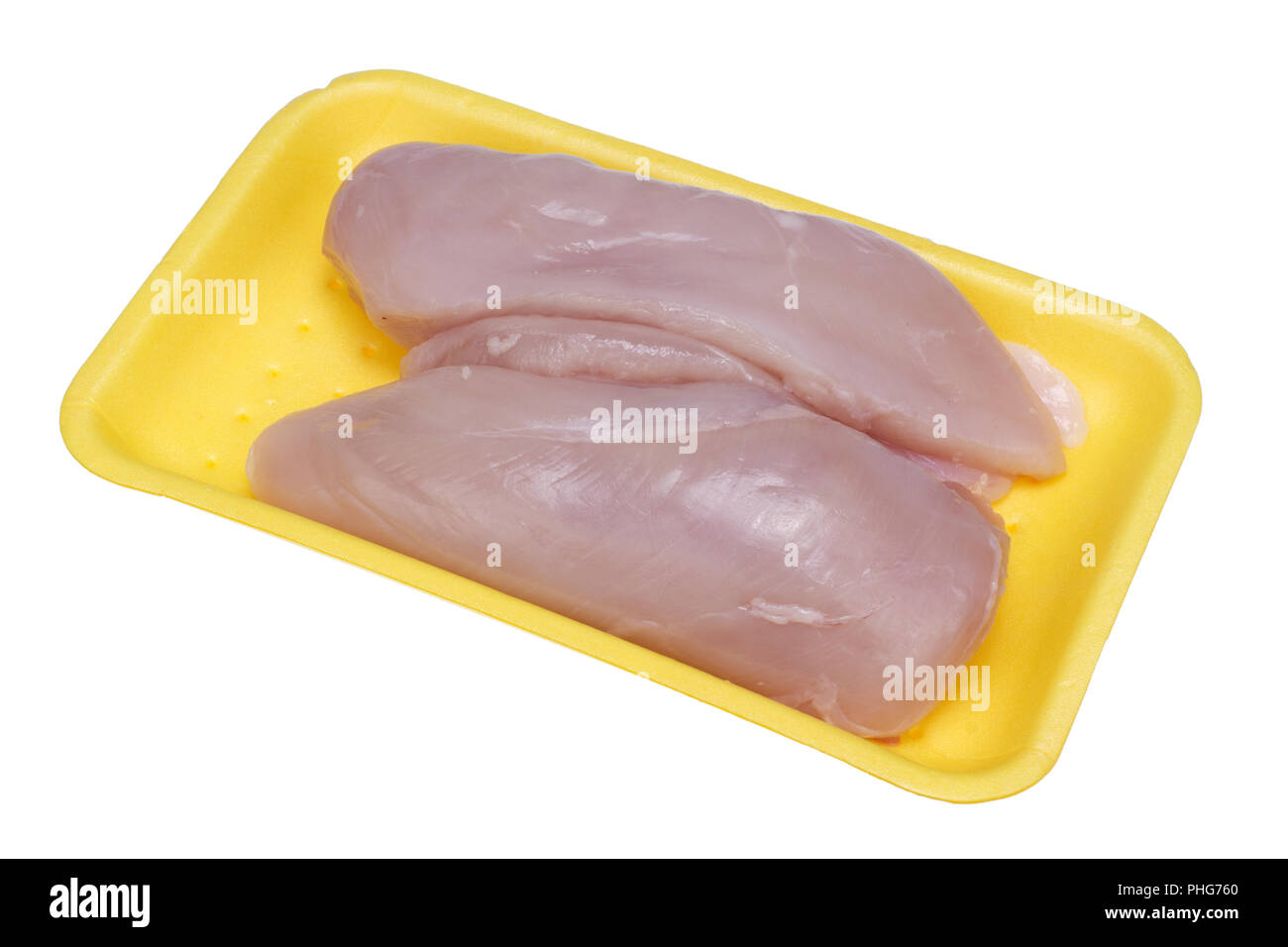 Fresh raw chicken breast fillet Stock Photo