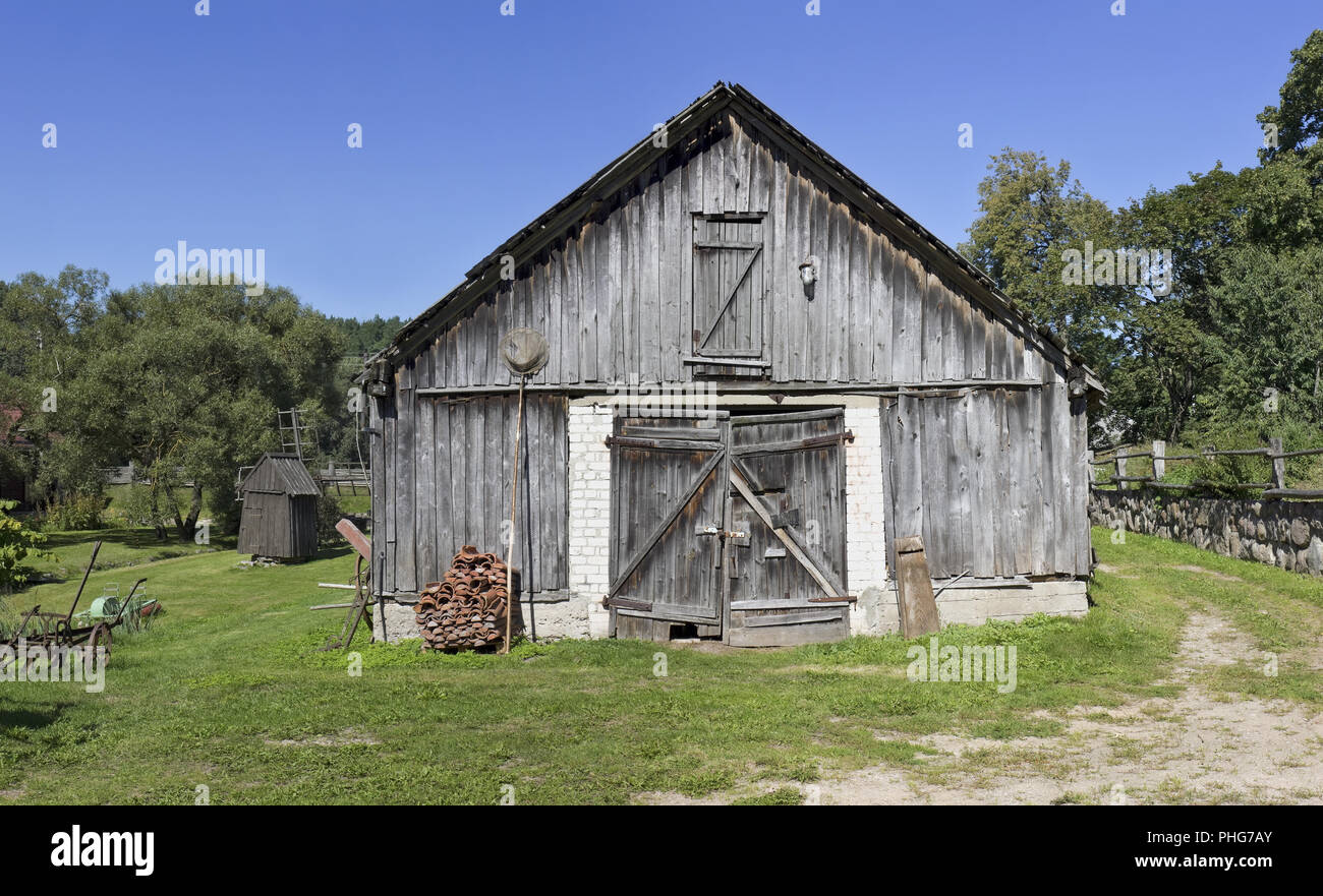 vintage rural shed Stock Photo