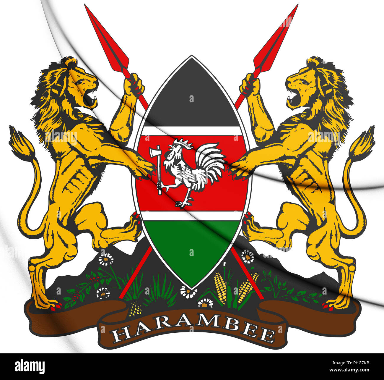 Kenyan emblem hires stock photography and images Alamy