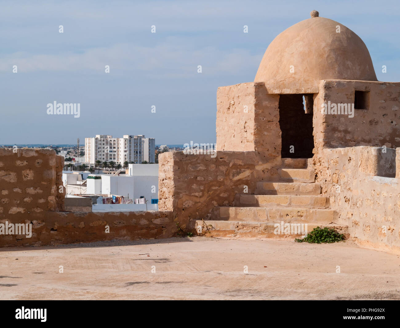 Fortress of Borj El-Kebir Ottoman, Mahdia, Tunisia Stock Photo