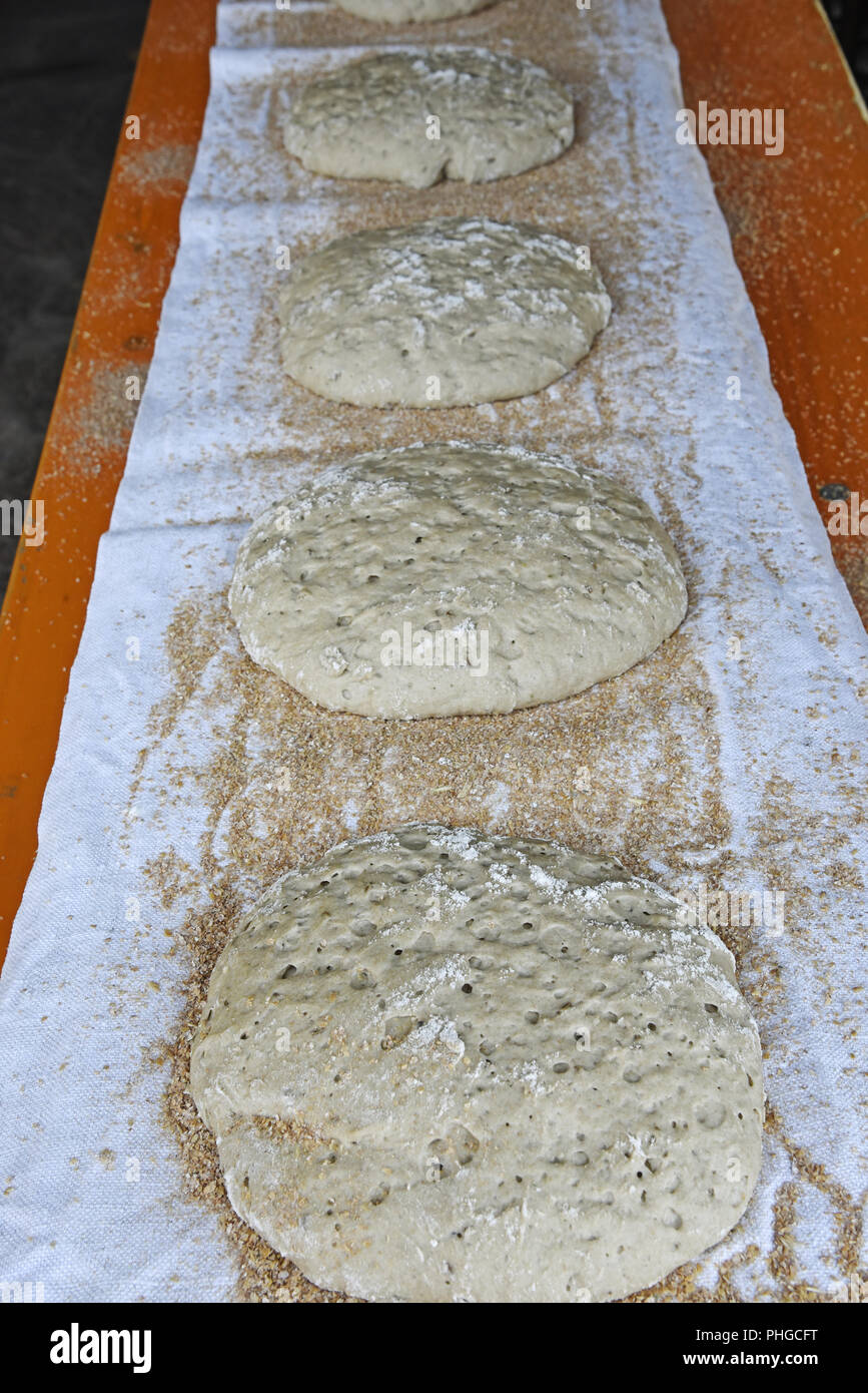 Flat bread Stock Photo