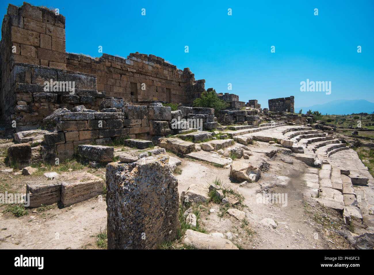 photo of ancient city Hierapolis Stock Photo - Alamy