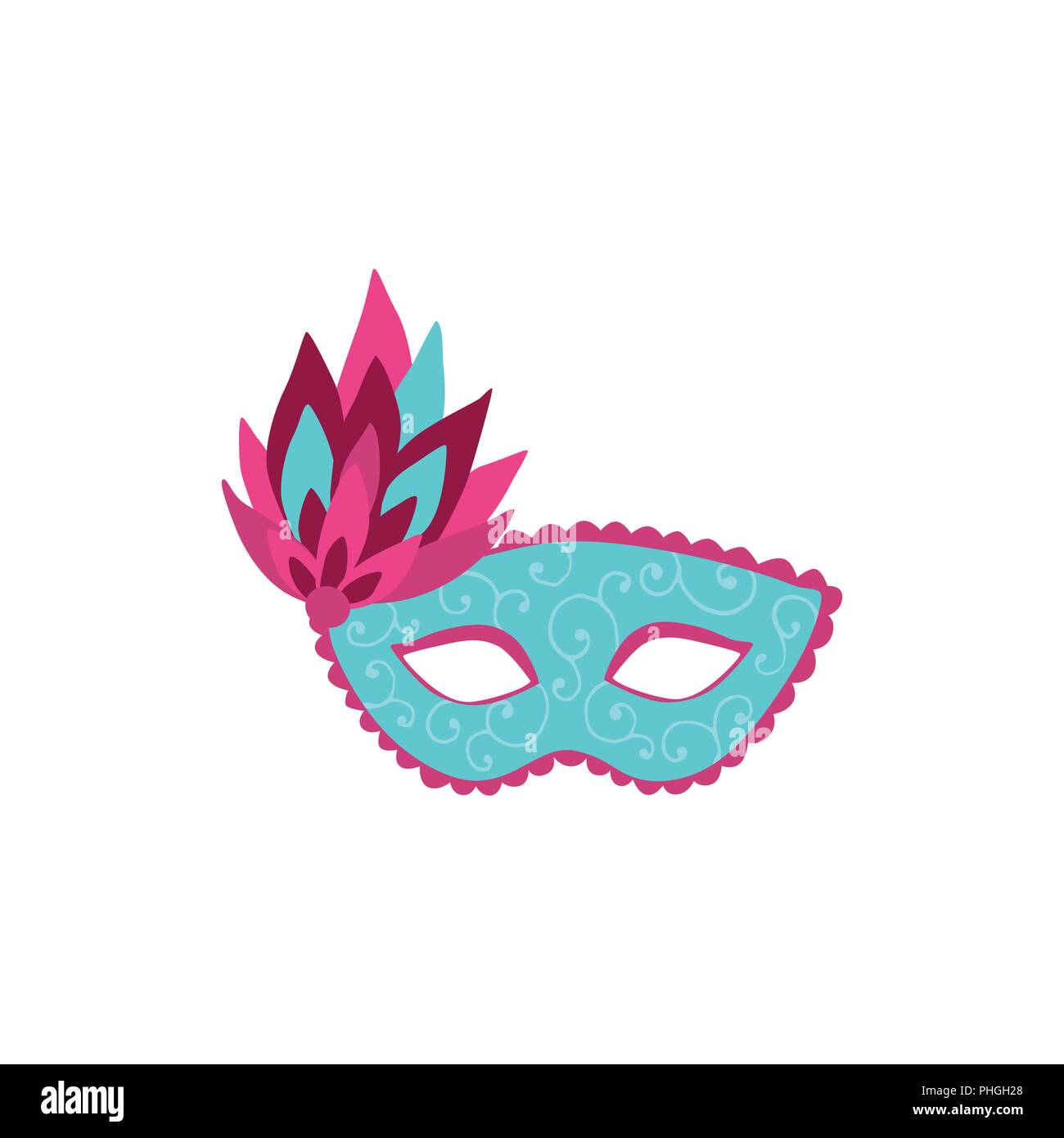 carnival mask isolated Stock Vector Image & Art - Alamy