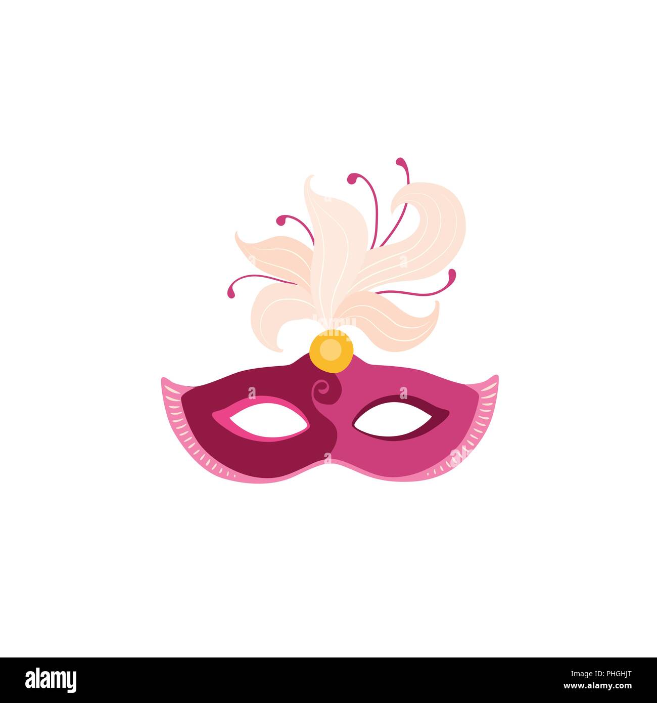 carnival mask isolated Stock Vector Image & Art - Alamy
