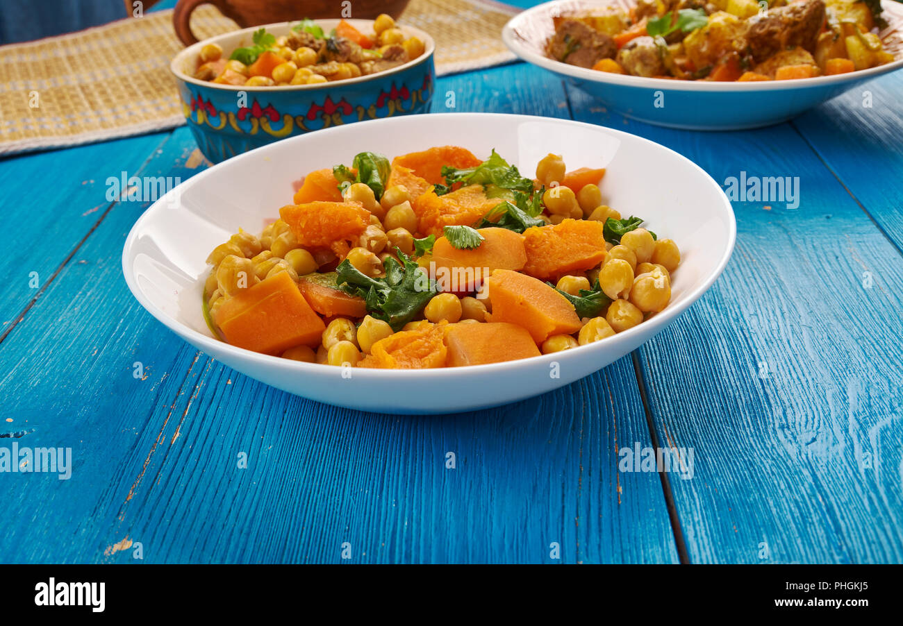 Ethiopian Chickpea Stew Stock Photo