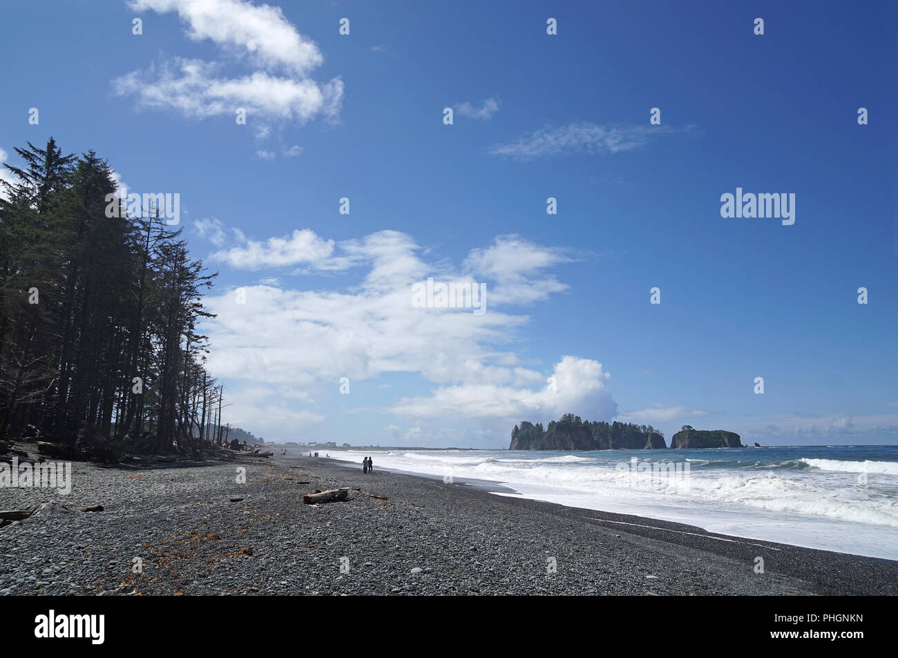 Rialto Beach, Olympic National Park, Washington, USA Stock Photo