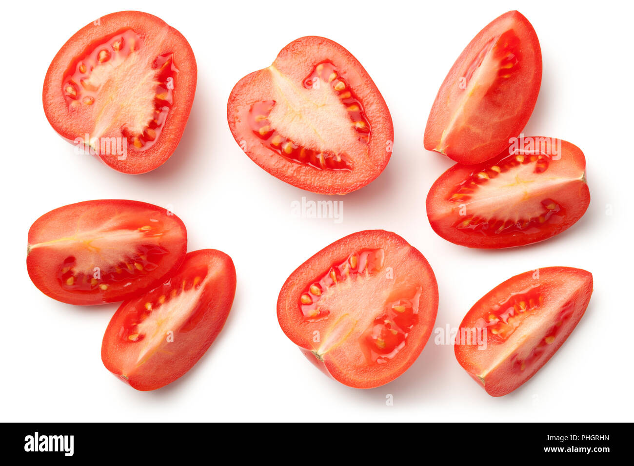 Fresh Plum Tomatoes Stock Photo