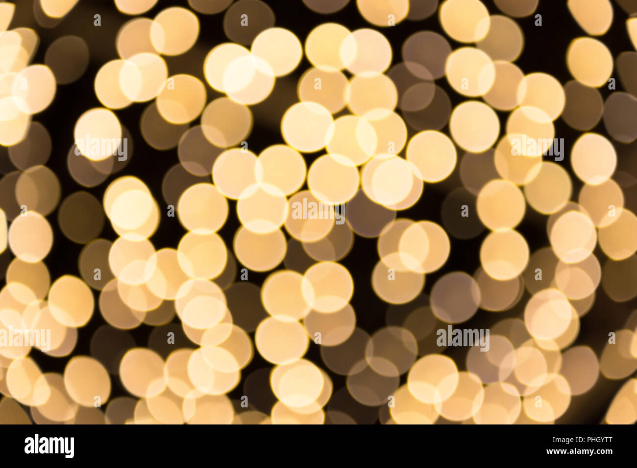 Orange and yellow blur holiday lights Stock Photo - Alamy