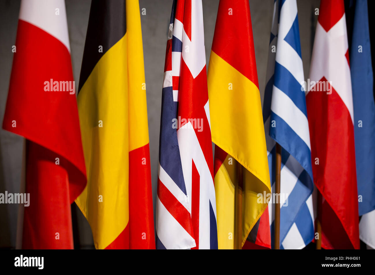 EU countries flags Stock Photo - Alamy