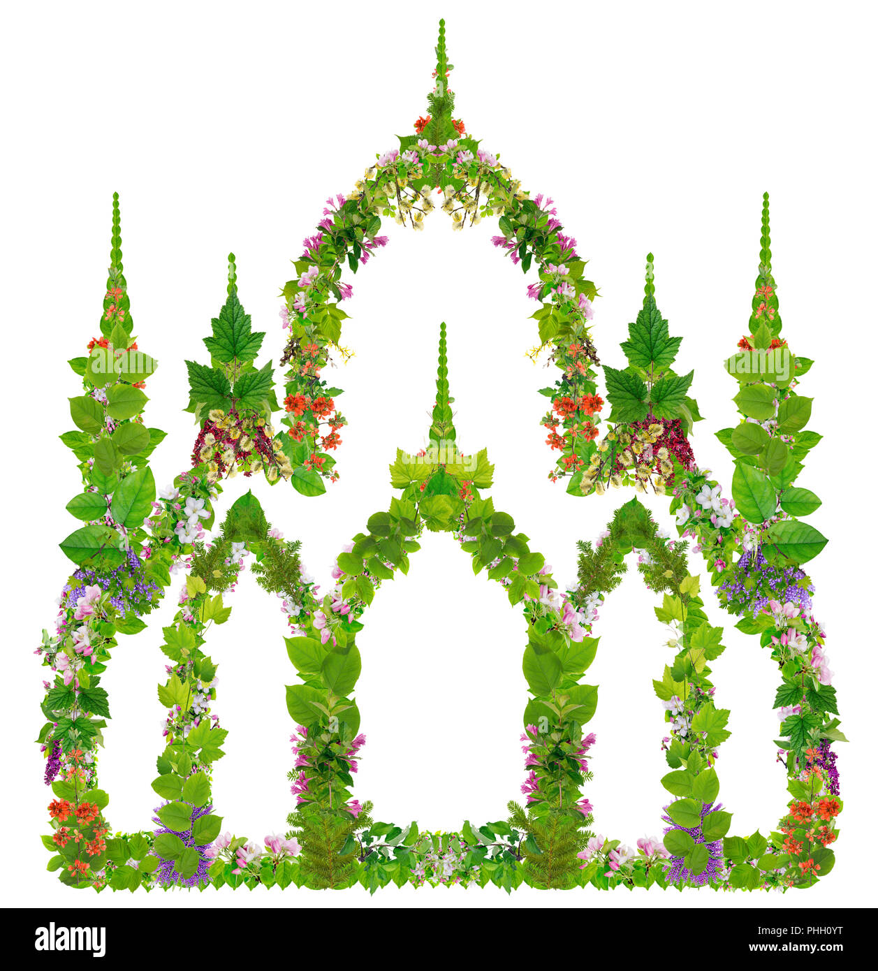 Spring Mosque Green spring mosque concept Stock Photo - Alamy