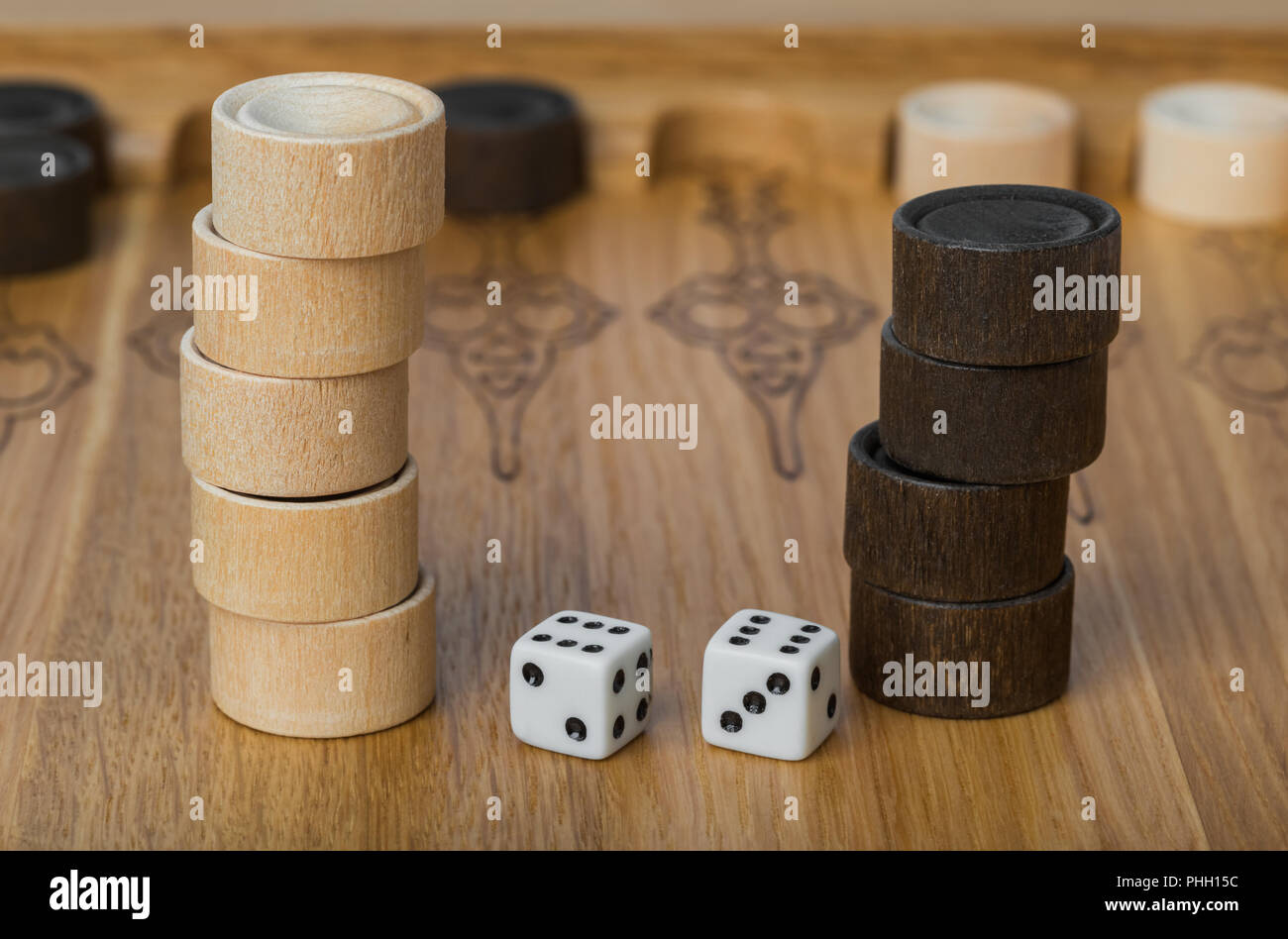 Back gammon board game hi-res stock photography and images - Alamy
