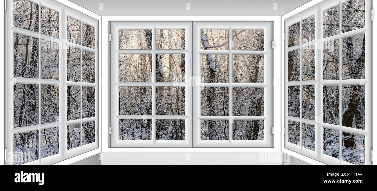 Rectangle window frame through hi-res stock photography and images - Alamy