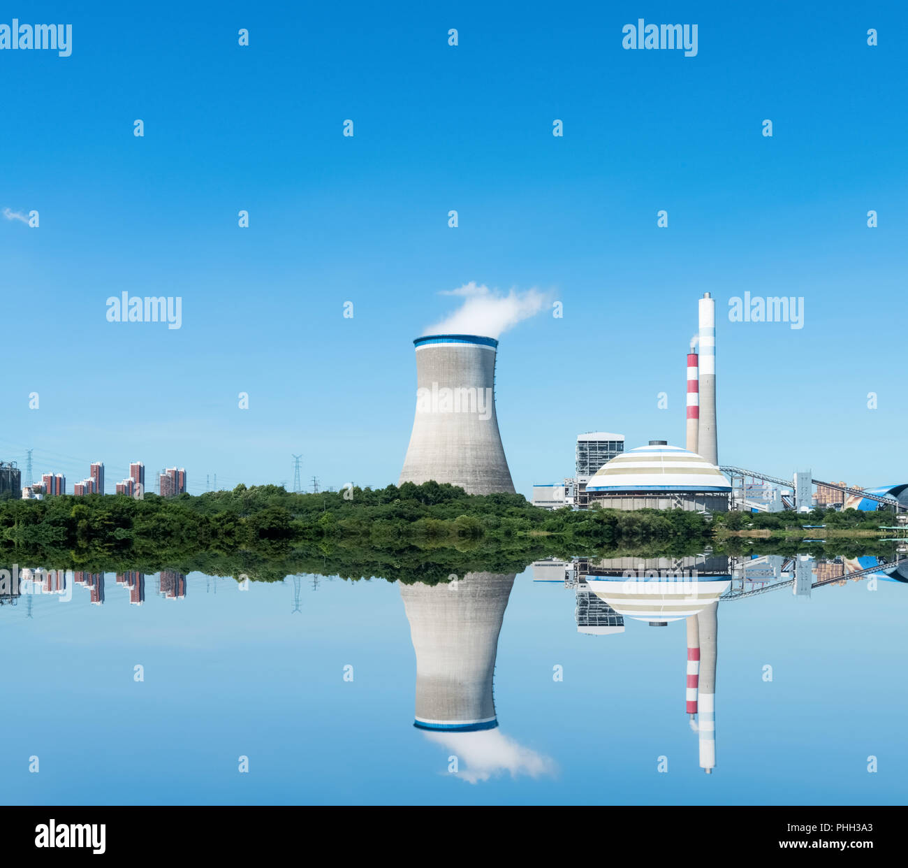 clean thermal power plant Stock Photo