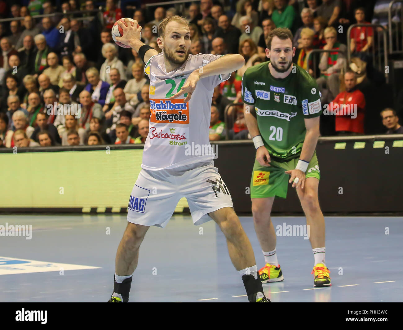 handball player Marcel Schiller (Frisch Auf Göppingen) Stock Photo