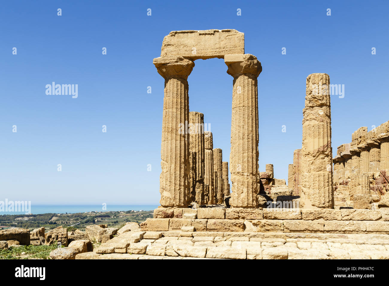 Valley of the Temples, Agrigento, Sicily, Italy Stock Photo