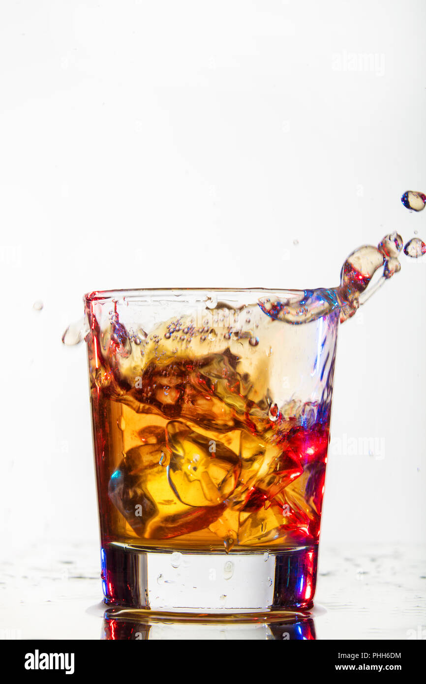 Water And Ice Stock Photo Alamy