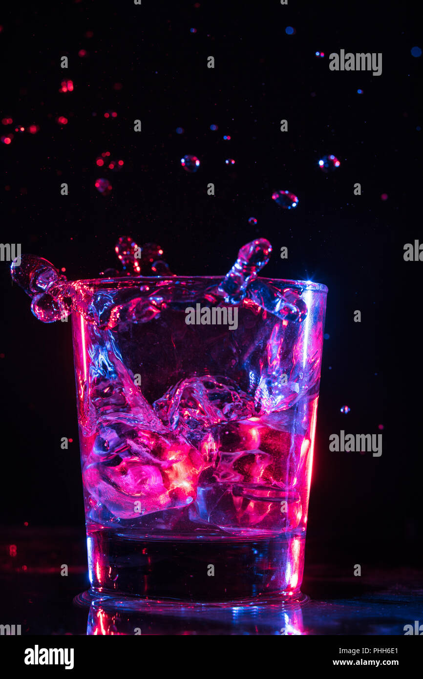 Water And Ice Stock Photo Alamy