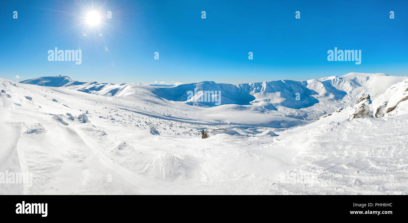 White mountains panorama hi-res stock photography and images - Alamy