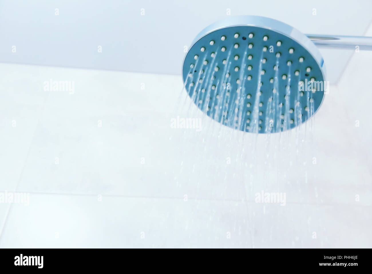 Close up of shower head in the bathroom Stock Photo Alamy