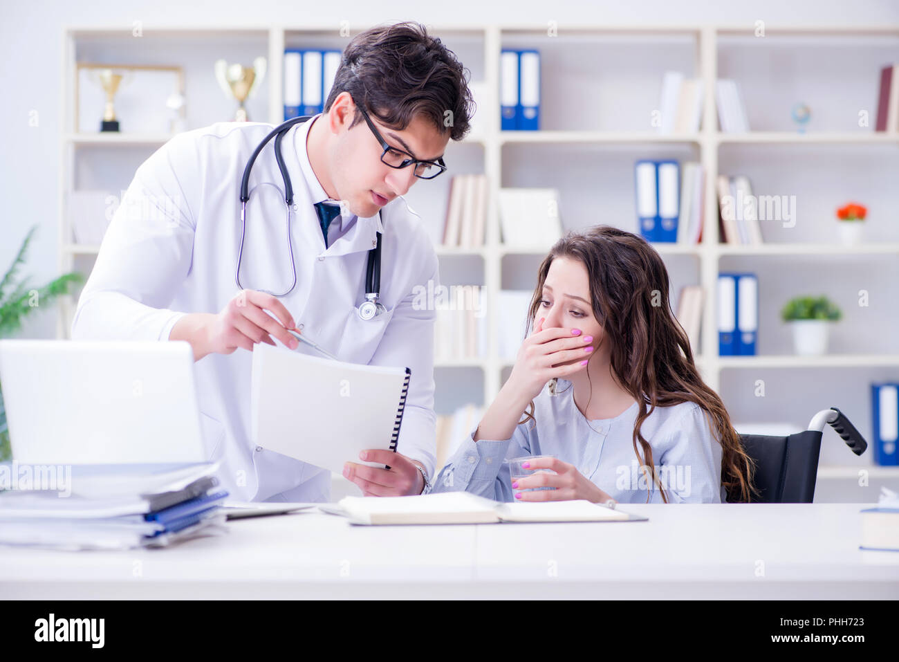 Upset patient pointing hi-res stock photography and images - Alamy