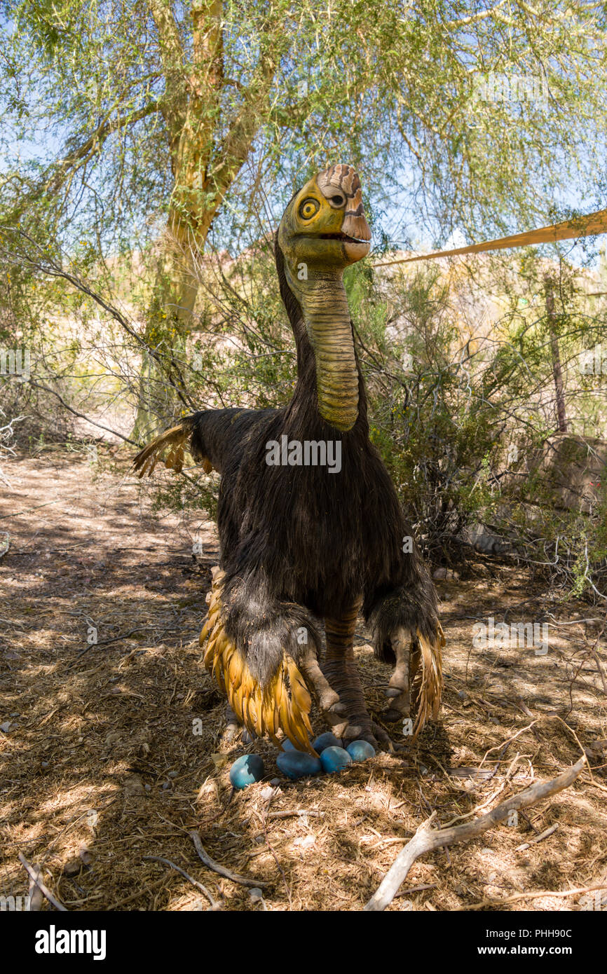 Citipati at Dinosaurs in the Desert at the Phoenix Zoo Stock Photo - Alamy