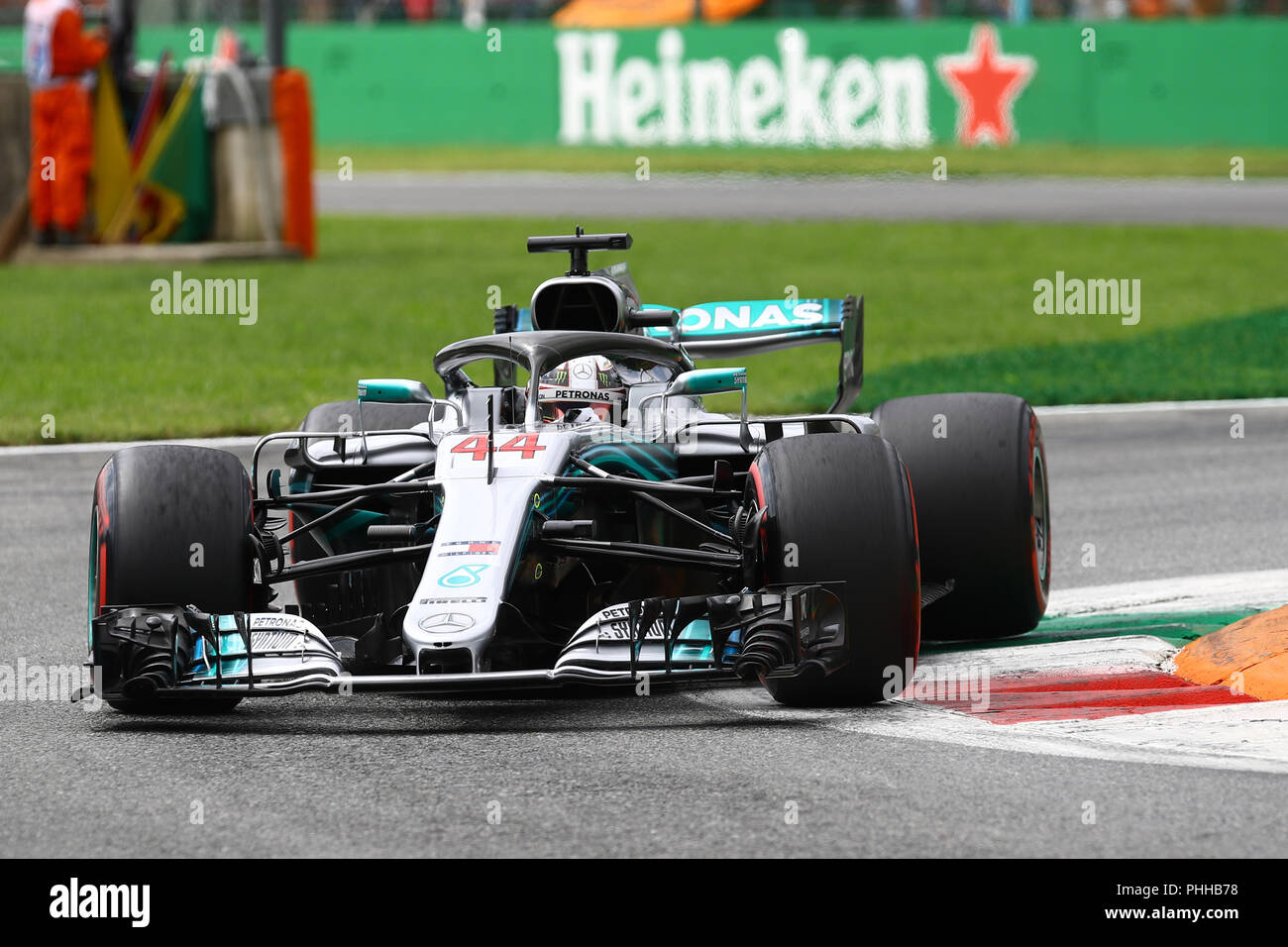 Monza, Italy. 1th September, 2018. Lewis Hamilton Of Great Britain.