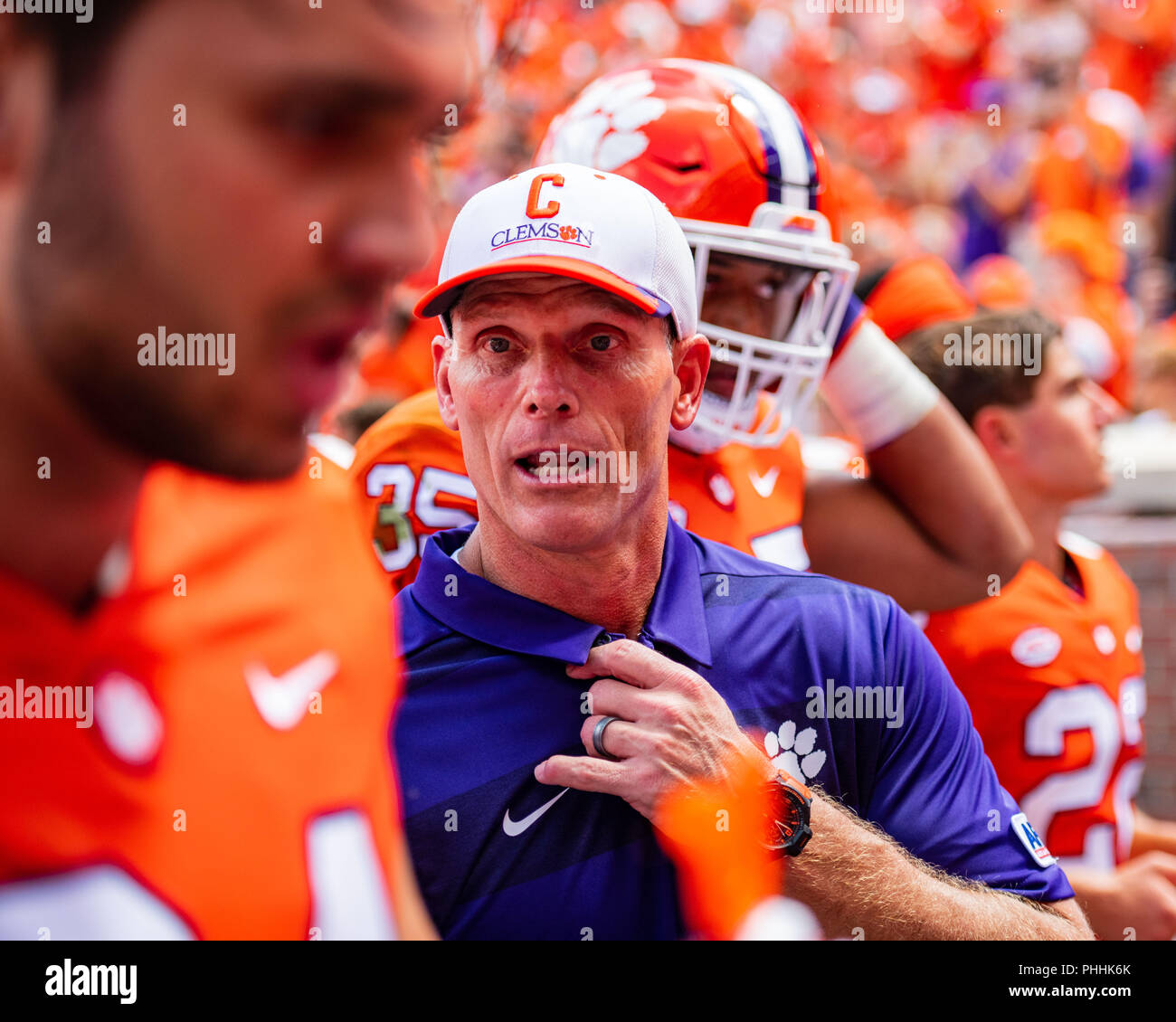 Clemson Defensive Coordinator Brent Venables During The Ncaa