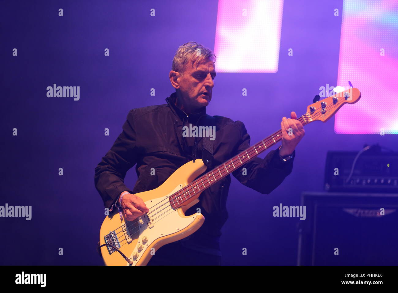 Knebworth Park, Hertfordshire, UK. 1st September, 2018. Happy Mondays, including Shaun Ryder and