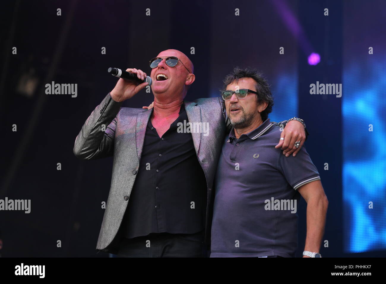 Knebworth Park, Hertfordshire, UK. 1st September, 2018. Britpop Classical perform live at the