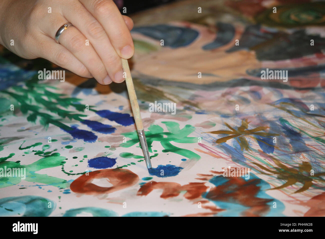paint a picture Stock Photo Alamy