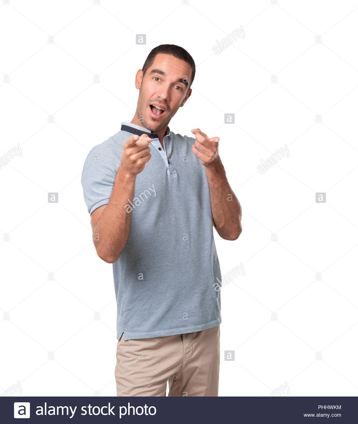 Stock Photo Pointing At You