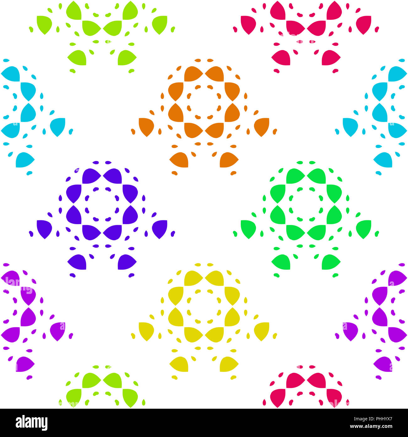 Repeating floral patterns and designs Cut Out Stock Images & Pictures ...